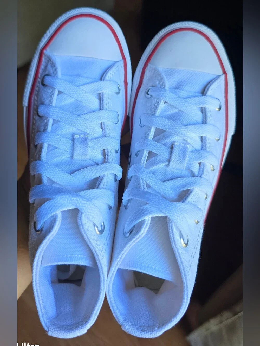 Sz 13 Toddler Kids CONVERSE CTAS HI White Casual Shoes